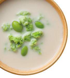 【毎日みそしる】枝豆の豆乳みそスープと豆を使ったレシピ2品